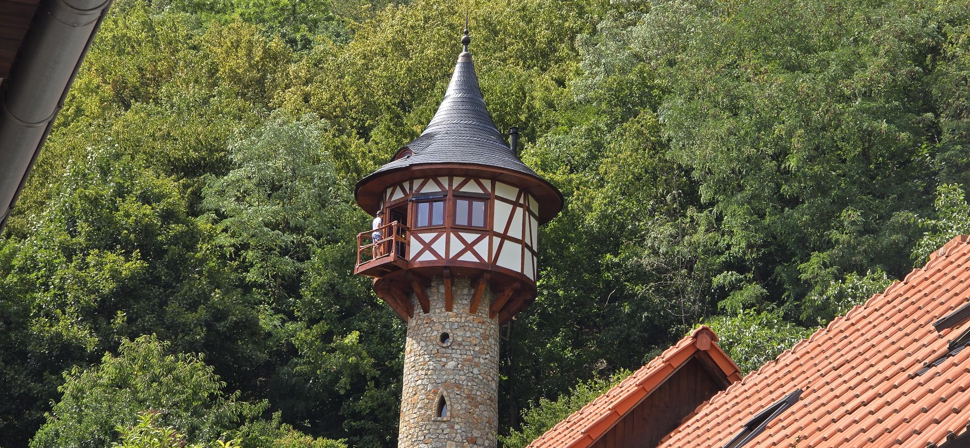 Veža z rozprávky princezny na vlásku